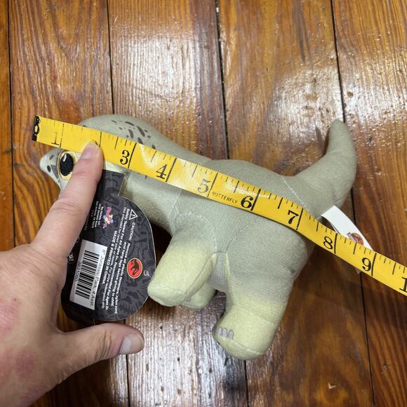 NWT JURASSIC PARK 8” Dinosaur Brachiosaurus Plush Toy Factory Plushie Stuffed - Picture 10 of 10